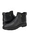 Leder Schwarz Herrenstiefel