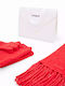 Gift Box Women's Wool Scarf Red