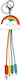 Legami Milano Link Up Rainbow Regular USB to Type-C / micro USB / Lightning 0.08m 3A Cable (UCC0013)