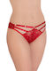Damen Brasilien mit Spitze Red