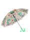 Keskor Automatic Umbrella with Walking Stick Beige