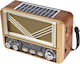 370069_go Retro Portable Radio Solar with Bluet...