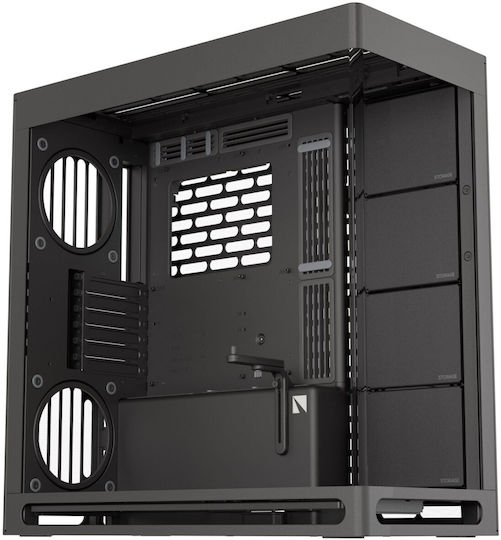 HAVN HS 420 Without Vertical GPU Support Gaming Midi Tower Computer Case with Side Window Black