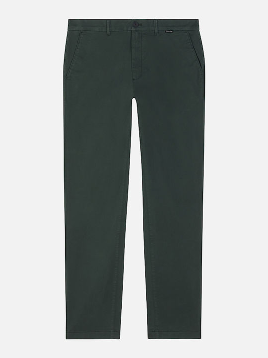 Calvin Klein Trousers Chino Elastic in Slim Fit...