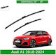 Bosch Aerotwin 3398000033 Front Wiper Blades Set Audi A1 2018 2019 2020 2021 2022 2023 2024 Set 65cm 45cm 26" & 18" 2 Pieces