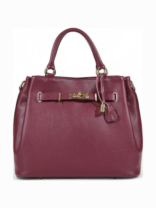 Passaggio Leather Кожена Дамска Чанта Тоут Ръчн...