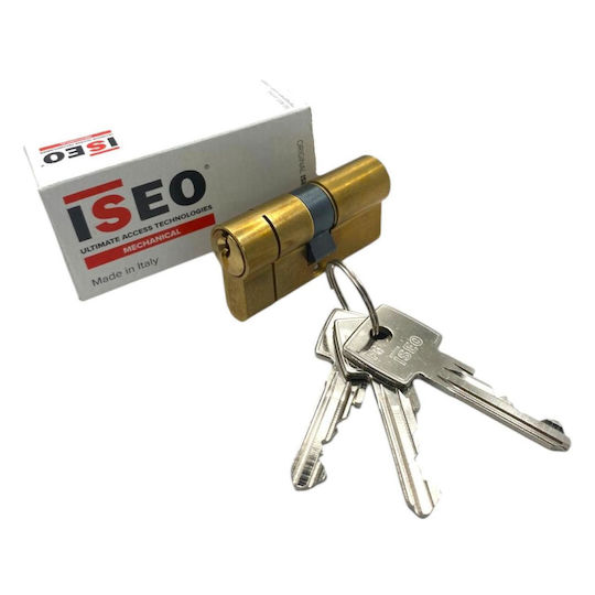 ISEO Zylinderschloss Sicherheits 60mm (30-30) Gold