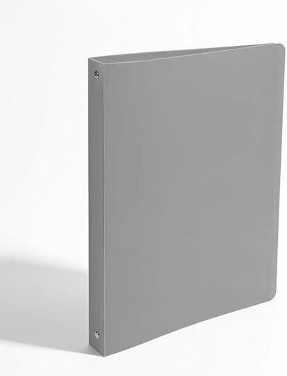 Capa Case Ντοσιέ με 4 Κρίκους για Χαρτί A4 Γκρι