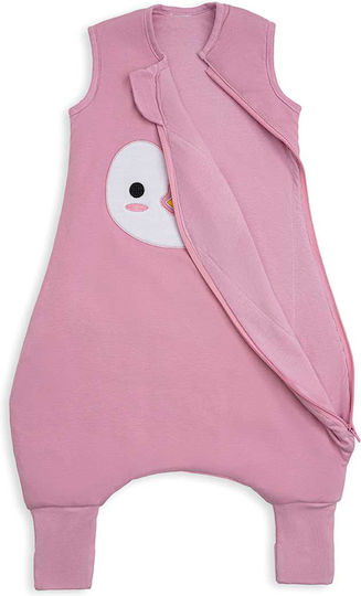 Baby Bliss Winter Sleeping Bag with Feet 2.5 Tog Penguin Pink