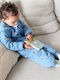 Bemini Winter Sleeping Bag with Feet Magic 3 Tog Wouff Blue