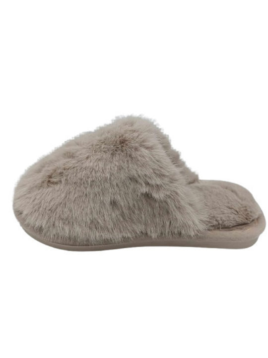 Fengi Kids Slippers Beige