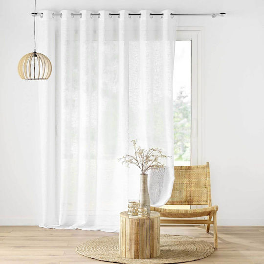 Douceur d'Intérieur Vorhang mit Grommets L-c Haltona Weiß 240x300cm