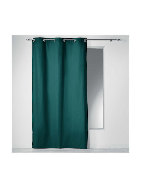 Perdea Cu Capse L-c Panama Verde 140x240cm