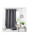 Curtain with Tab Top L-c Essentiel Gray 1607266 140x260cm