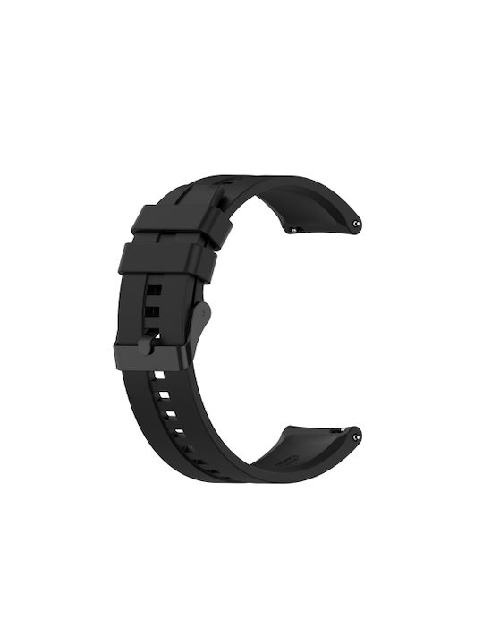 Silicone Strap Black Buckle Realme Watch 2 Watch 2 Pro Watch S Pro Black