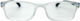 Lumia Optics Reading Glasses +3.50 in Transparent color CRC3CPR240322350