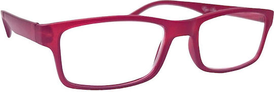 Lumia Optics Reading Glasses +3.75 in Red color kcpr2403c5red375