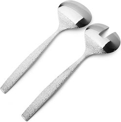 Alessi Inox Serving Utensil Set Silver 2pcs