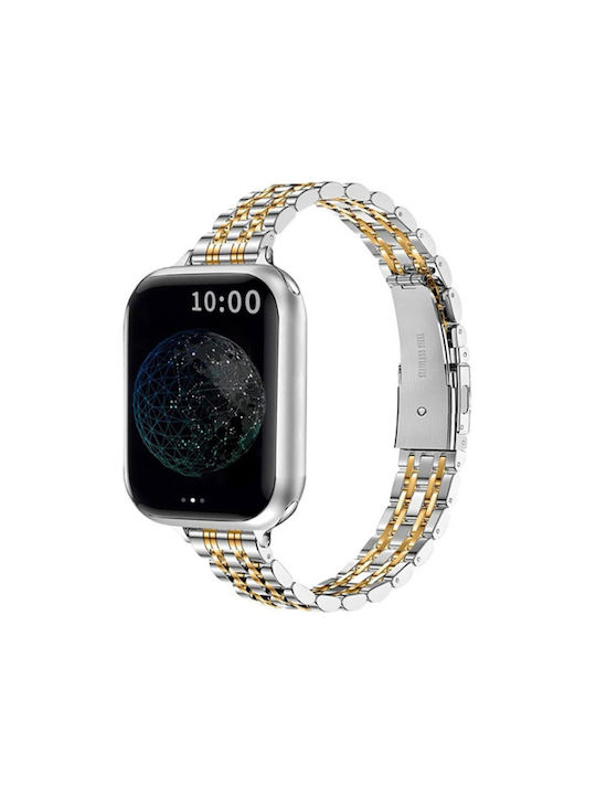 Fein Armband Rostfreier Stahl Silber (Apple Watch 38/40/41/42mm)