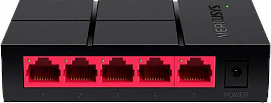 Mercusys MS105G Unmanaged L2 Switch with 5 Gigabit (1Gbps) Ethernet Ports
