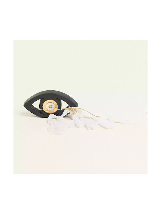 Beauty Home Tabletop Lucky Charm Burner Black Ceramic 1pcs