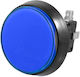 Arcade Flat Push Button 60mm Blue