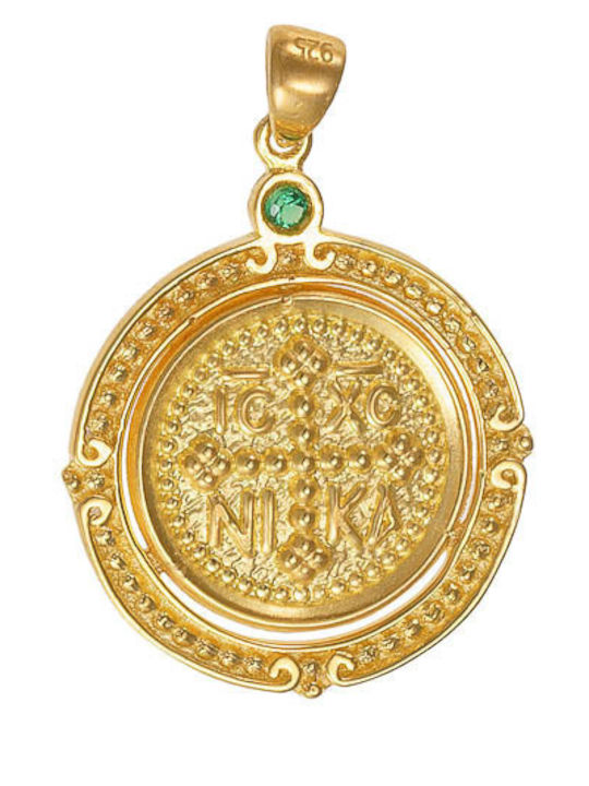 Dio Jewellery Lab Charm Talisman aus Vergoldetem Silber