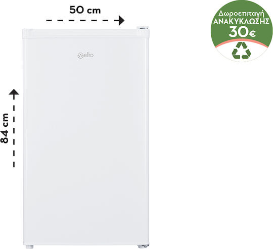 Wellio Mini Bar 81lt Υ84xΠ50xΒ48εκ. Λευκό DF1-12N-5