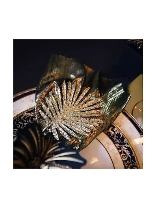 Glitter Palm Leaves 6 Pieces 24cm Beauty Home