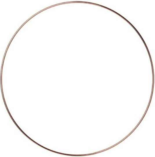 Μεταλλικος Κυκλος Ροζ Χρυσο 30 Cm Beauty Home Μεταλλικος Κυκλος Ροζ Χρυσο 30 Cm Beauty Home