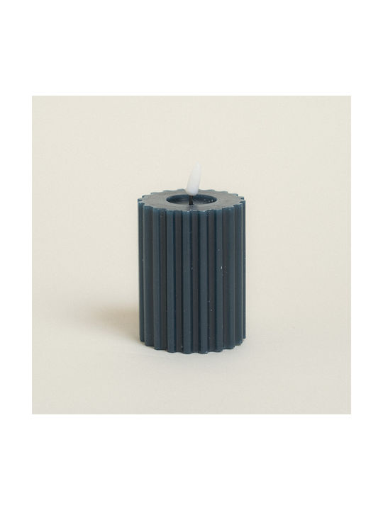 LED Candle 7.5 X 12.3 Cm Petrol Beauty Home
