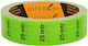 Allcolor 845-25 Hg Pvc Marker Tape "25m" 25mm X 33m Light Green Ταινία Σήμανση Καλωδίων