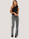 Damen Stoff Hose Silver