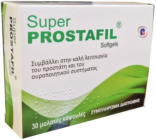 Medichrom Super Prostafil Nahrungsergänzungsmittel Für Die Gesundheit Des Schutzvorrichtung 30 Weiche Kapseln