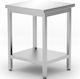 Hendi The translation of the Liquid template into German while preserving the initial syntax and HTML tags is as follows: Edelstahl-Werkbank B60xT60xH85cm