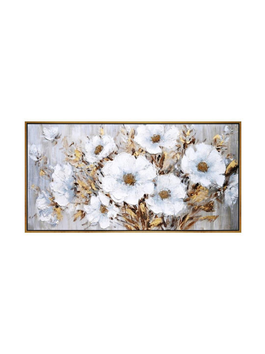 Πίνακας Καμβά 122x62x5cm Λουλούδια Forhome 905803 Home