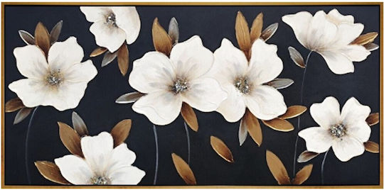 Πίνακας Καμβά 122x62x5cm Λουλούδια Forhome 907788 Home