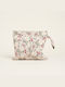 Toiletry Bag Entelvais in Beige Color 29cm