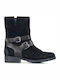 Clarkwell Mid Ghete Dama Biker Negru