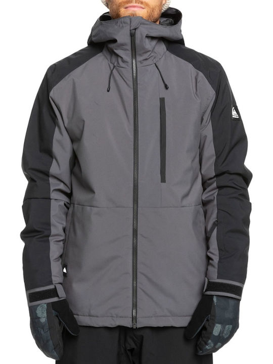 Quiksilver Mission Block Men's Ski & Snowboard Jacket Gray EQYTJ03404-KRP0