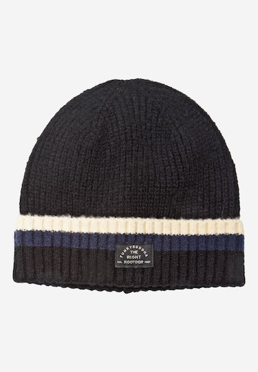 Beanie Beanie Knitted in Black color