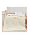 Beauty Home Blanket Cot Art 5306 Waffle Beige 100x150cm
