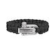Pentagon Survival Bracelet With Gray Rope