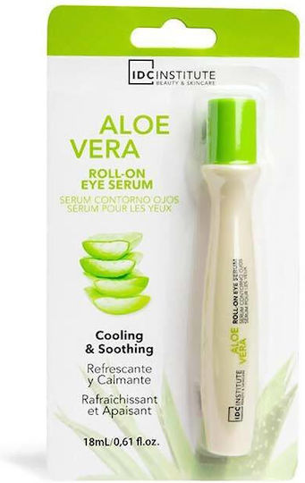 IDC Institute Aloe Vera Roll On Răcoritor și Calmant Serum Calmante Pentru Ochi 18ml