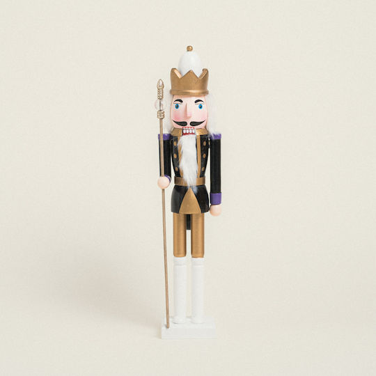 Beauty Home Nutcracker de Crăciun Lemn Negru