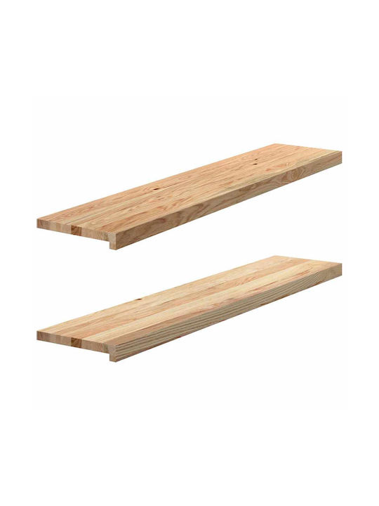 Vidaxl Window Sills 2 Pieces 120x30x2 cm Raw So...