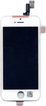 Οθόνη με Μηχανισμό Αφής για Apple iPhone 5S (Λευκό)