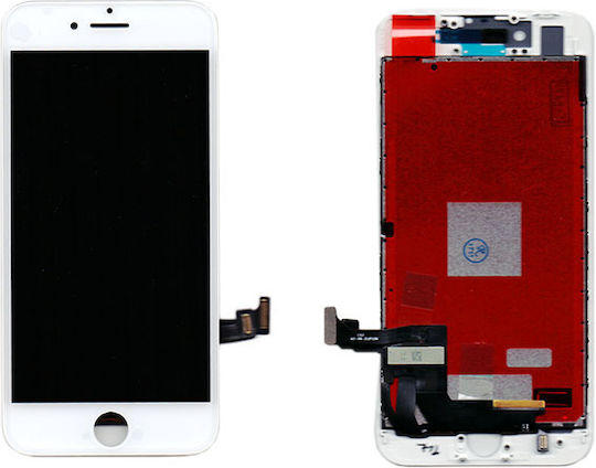Οθόνη Grade A με Μηχανισμό Αφής για Apple iPhone 8 (Λευκό)