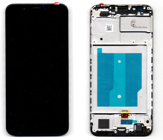 Οθόνη Prime με Μηχανισμό Αφής και Πλαίσιο για Huawei Y7 2018, Y7 2018 Prime (Μαύρο)
