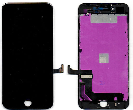 O ecran Original Copy cu Mecanism Tactil pentru Apple iPhone 8+ (Negru)